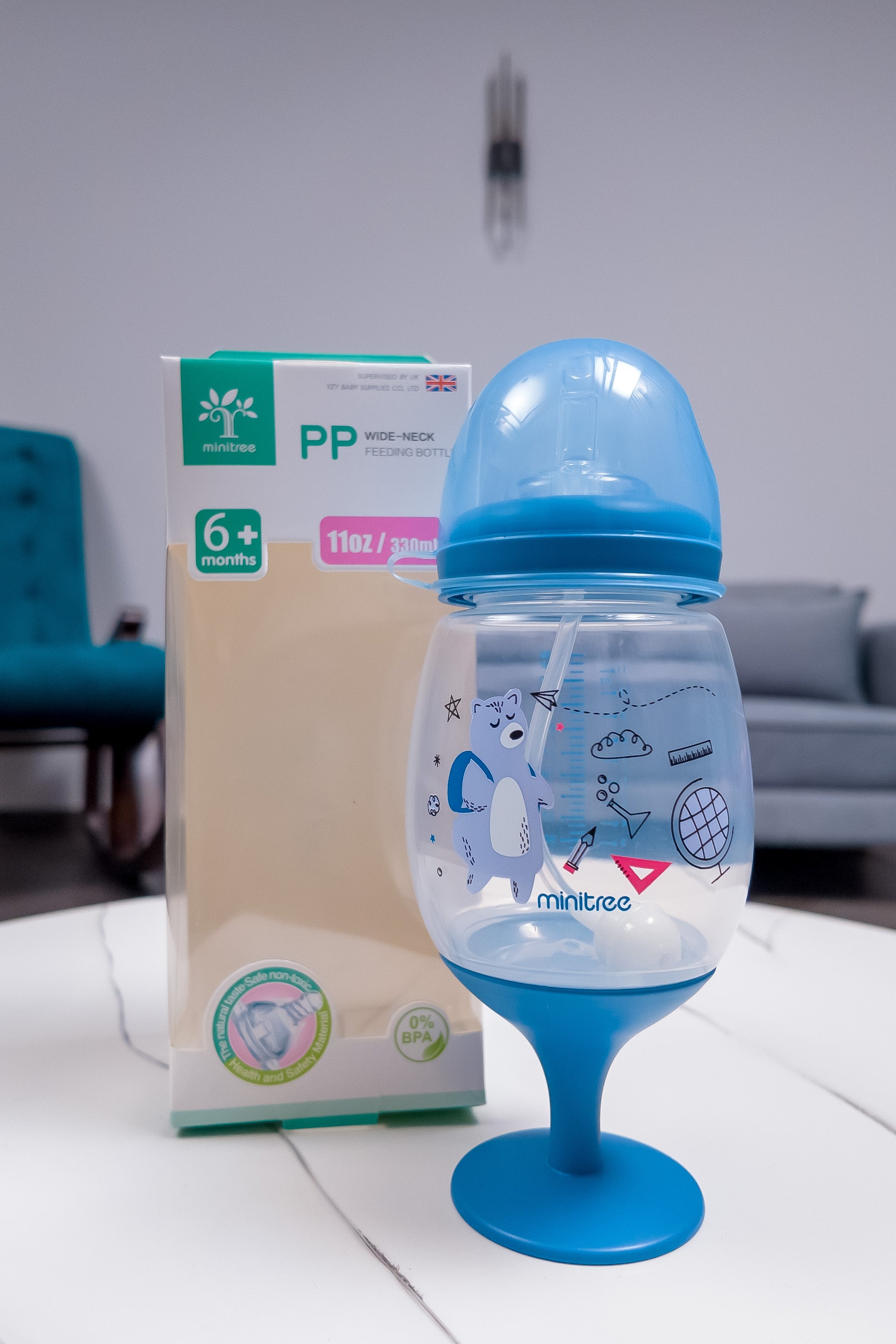 Minitree PP Wide-Neck Baby Feeding Bottle